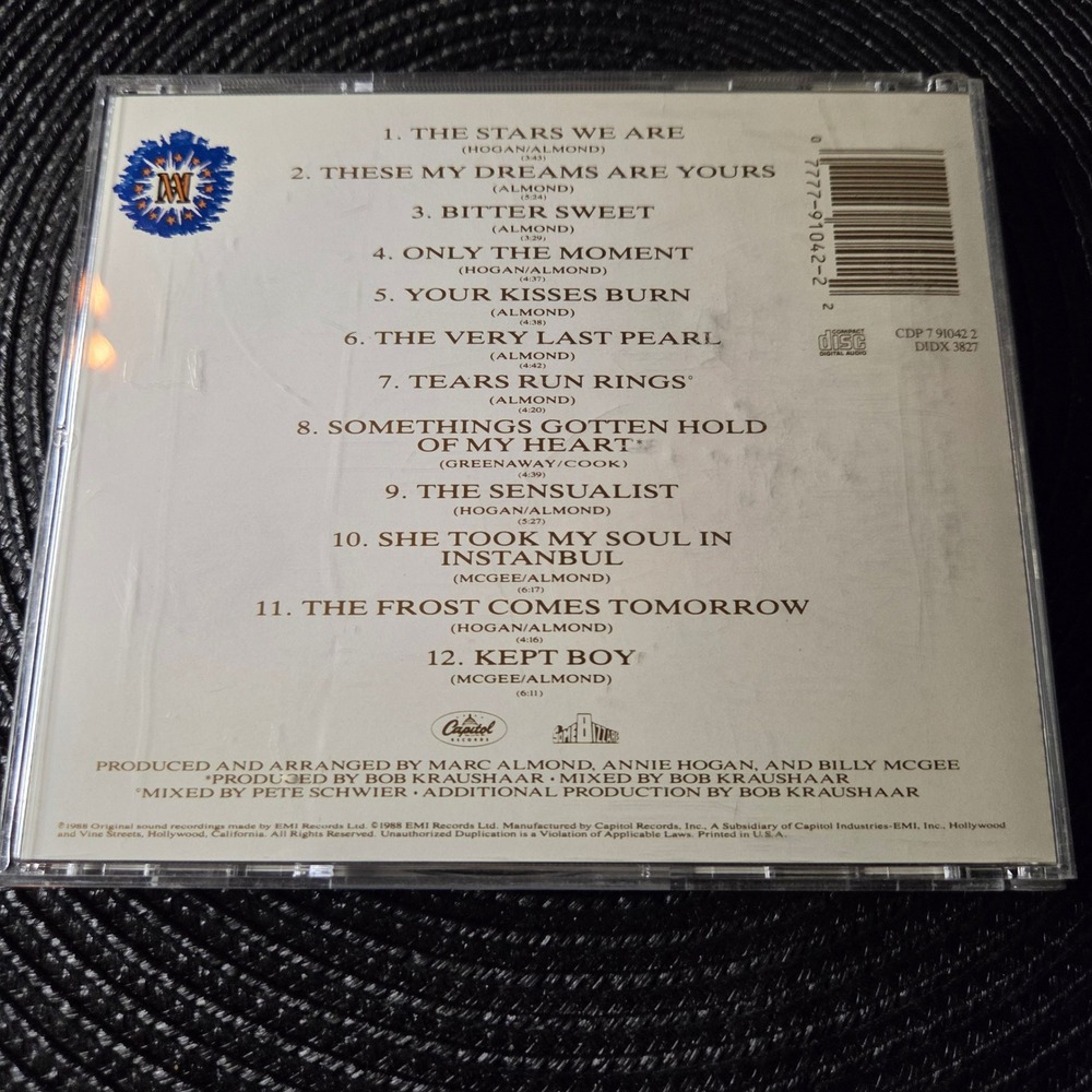 Marc Almond CD The Stars We Are 1988 Capitol Records Synth-Pop New Wave Vintage - Picture 6 of 6